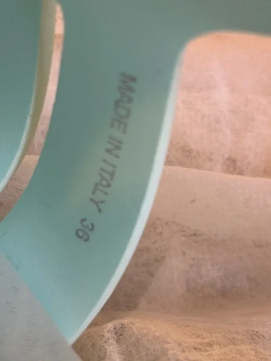 Prada Mint Green Chunky Fisherman Sandals - Picture 3 of 3